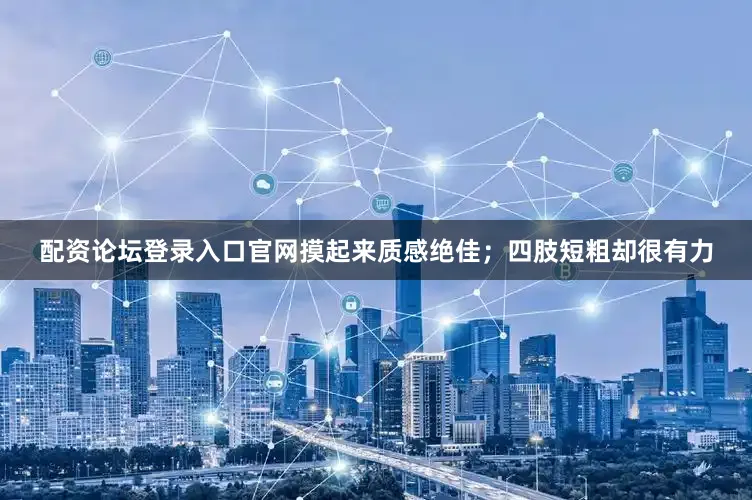 配资论坛登录入口官网摸起来质感绝佳；四肢短粗却很有力